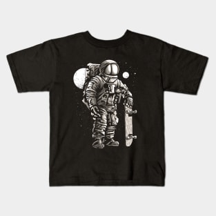 Astronaut Skater Kids T-Shirt